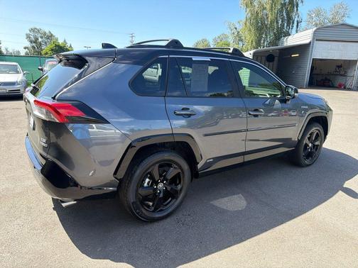 Magnetic Gray Metallic w/Midnight Black Roof 2020 Toyota RAV4 Hybrid SE
