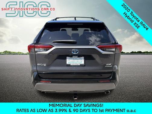 Magnetic Gray Metallic w/Midnight Black Roof 2020 Toyota RAV4 Hybrid SE