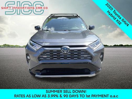 Magnetic Gray Metallic w/Midnight Black Roof 2020 Toyota RAV4 Hybrid SE
