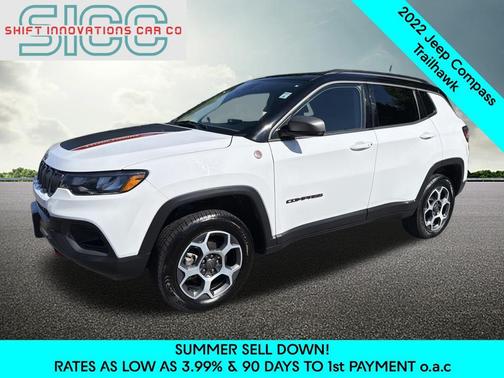 Bright White Clearcoat 2022 Jeep Compass Trailhawk