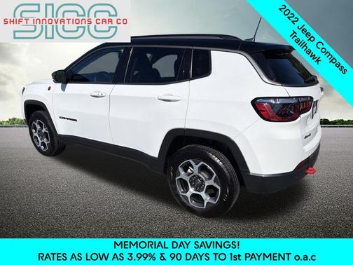 Bright White Clearcoat 2022 Jeep Compass Trailhawk