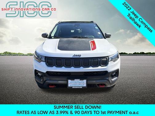 Bright White Clearcoat 2022 Jeep Compass Trailhawk