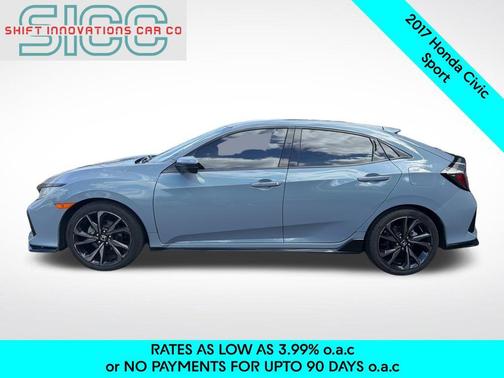 Aegean Blue Metallic 2017 Honda Civic Sport