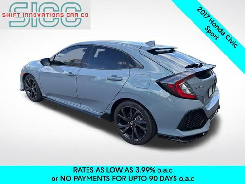 Aegean Blue Metallic 2017 Honda Civic Sport