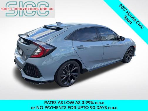 Aegean Blue Metallic 2017 Honda Civic Sport