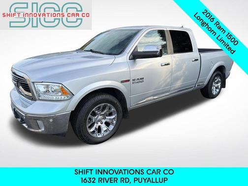 Bright Silver Metallic Clearcoat 2016 RAM 1500 Longhorn