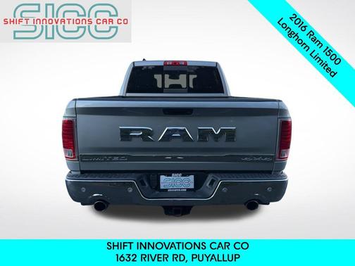 Bright Silver Metallic Clearcoat 2016 RAM 1500 Longhorn