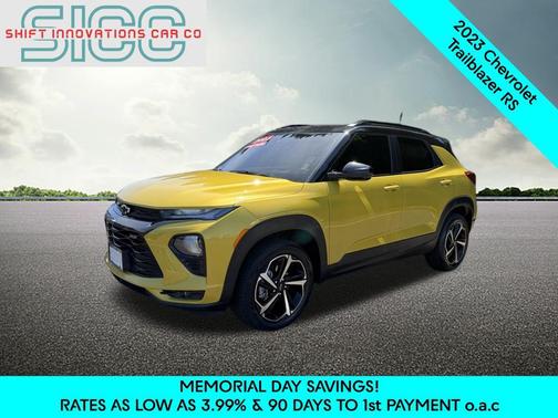 Nitro Yellow Metallic 2023 Chevrolet Trailblazer RS