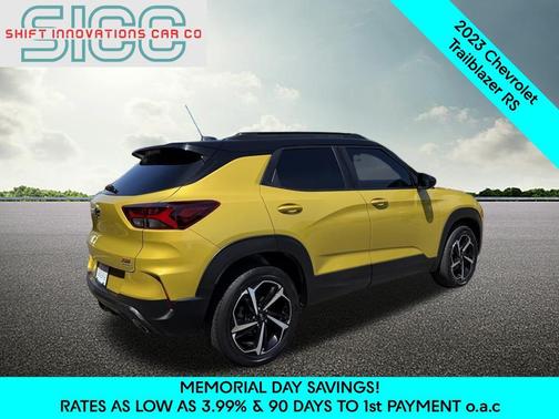 Nitro Yellow Metallic 2023 Chevrolet Trailblazer RS
