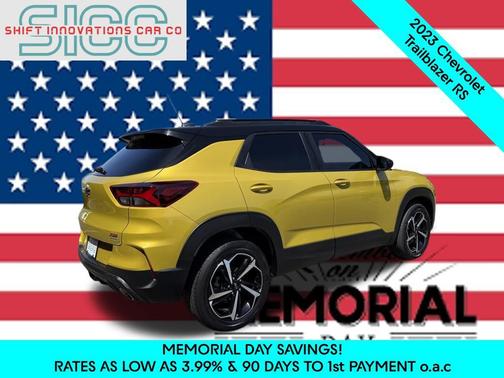 Nitro Yellow Metallic 2023 Chevrolet Trailblazer RS