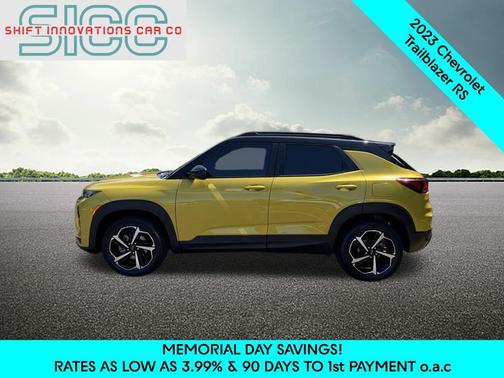 Nitro Yellow Metallic 2023 Chevrolet Trailblazer RS