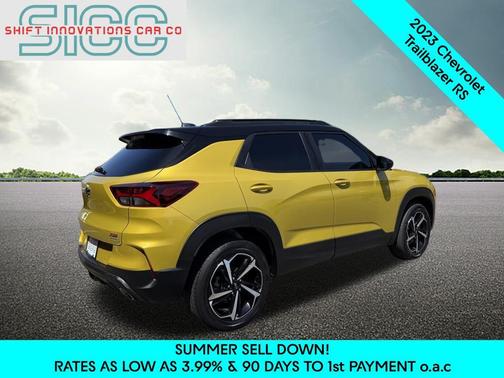 Nitro Yellow Metallic 2023 Chevrolet Trailblazer RS