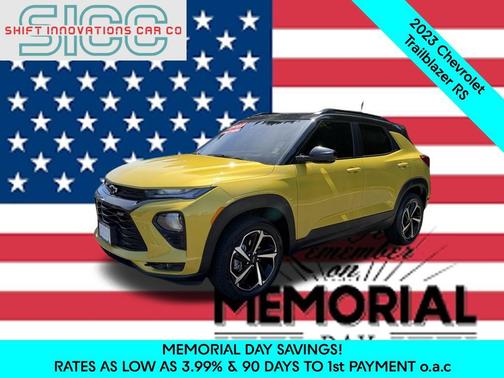 Nitro Yellow Metallic 2023 Chevrolet Trailblazer RS