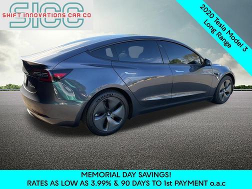 Gray 2020 Tesla Model 3 Long Range