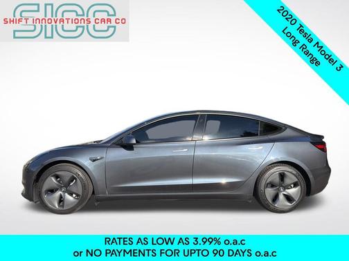 Gray 2020 Tesla Model 3 Long Range