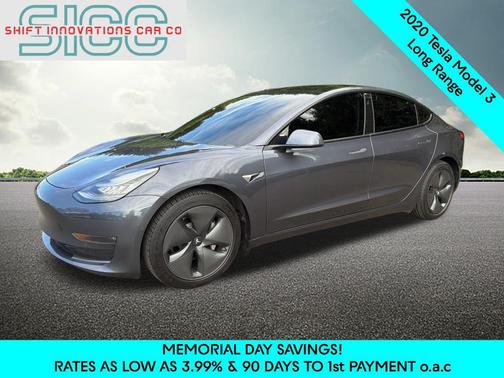 Gray 2020 Tesla Model 3 Long Range