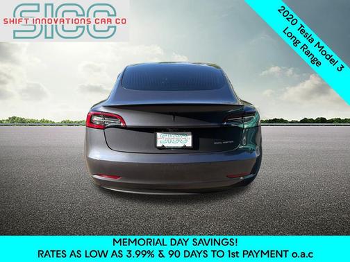 Gray 2020 Tesla Model 3 Long Range