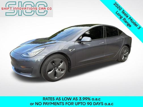 Gray 2020 Tesla Model 3 Long Range