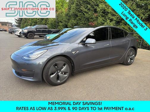 Gray 2020 Tesla Model 3 Long Range