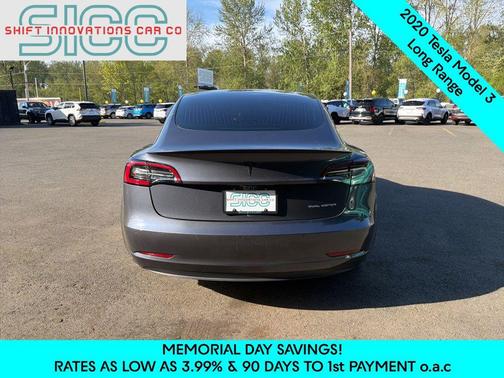 Gray 2020 Tesla Model 3 Long Range