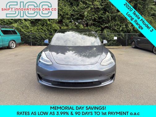 Gray 2020 Tesla Model 3 Long Range