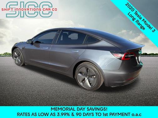 Gray 2020 Tesla Model 3 Long Range