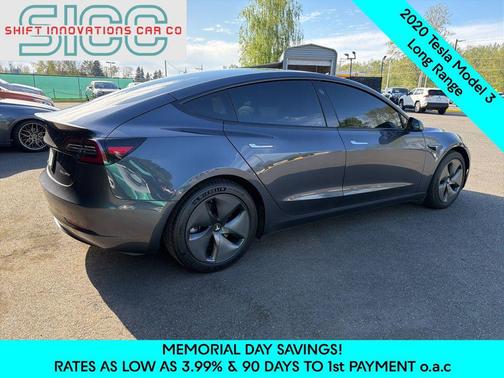 Gray 2020 Tesla Model 3 Long Range