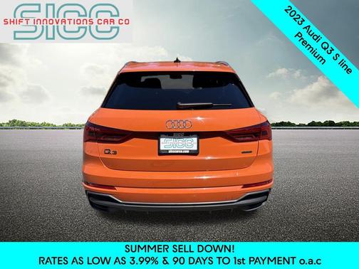 Pulse Orange 2023 Audi Q3 Premium 45 TFSI S line quattro Tiptronic