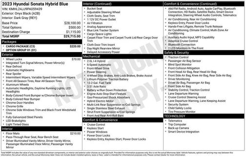 Onyx Black 2023 Hyundai SONATA Hybrid Base