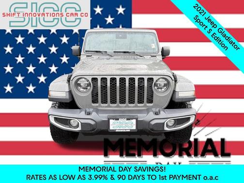 Sting-Gray Clearcoat 2021 Jeep Gladiator Sport S