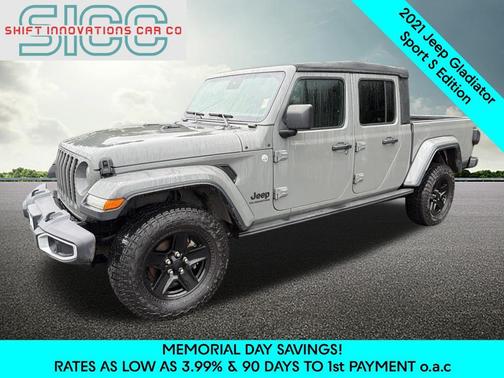 Sting-Gray Clearcoat 2021 Jeep Gladiator Sport S