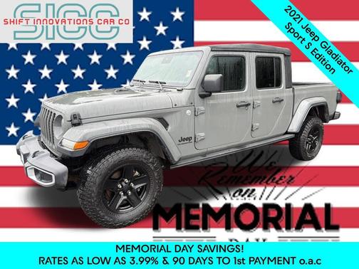 Sting-Gray Clearcoat 2021 Jeep Gladiator Sport S