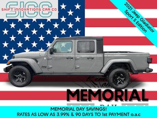 Sting-Gray Clearcoat 2021 Jeep Gladiator Sport S