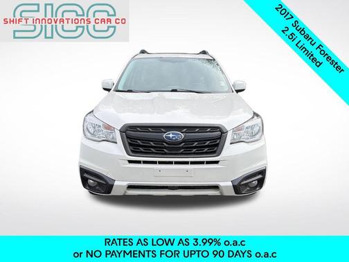 Crystal White Pearl 2017 Subaru Forester 2.5i Limited