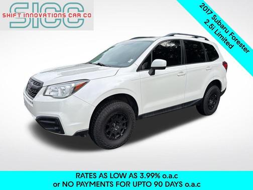 Crystal White Pearl 2017 Subaru Forester 2.5i Limited