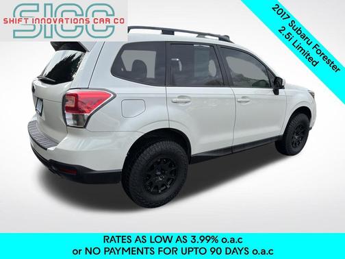 Crystal White Pearl 2017 Subaru Forester 2.5i Limited