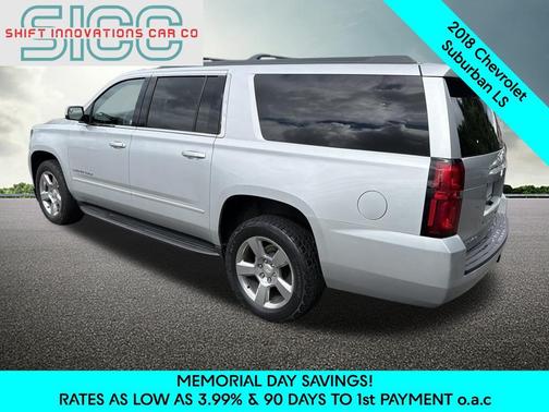 Silver Ice Metallic 2018 Chevrolet Suburban LS