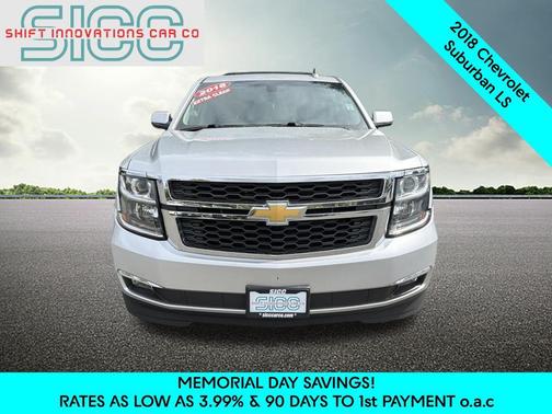 Silver Ice Metallic 2018 Chevrolet Suburban LS