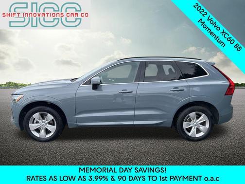 Gray 2022 Volvo XC60 B5 Momentum