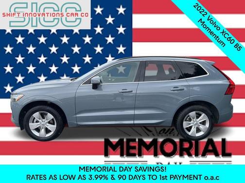 Gray 2022 Volvo XC60 B5 Momentum