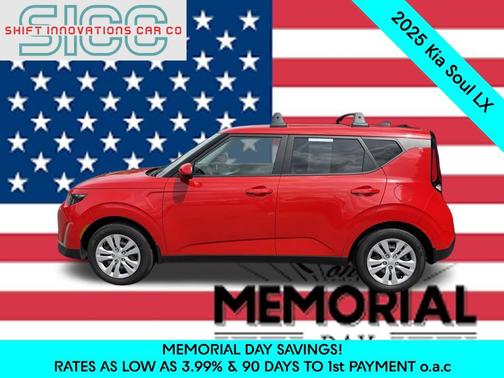 Inferno Red 2025 Kia Soul LX