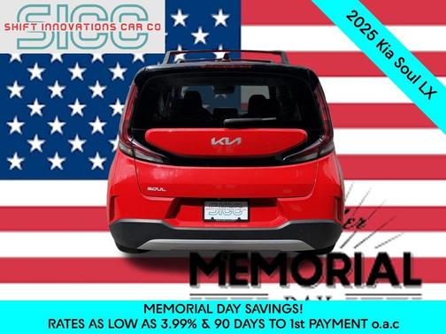 Inferno Red 2025 Kia Soul LX
