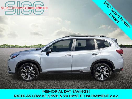 Ice Silver Metallic 2023 Subaru Forester Limited