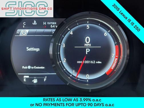 Nebula Gray Pearl 2015 Lexus IS 250 Base