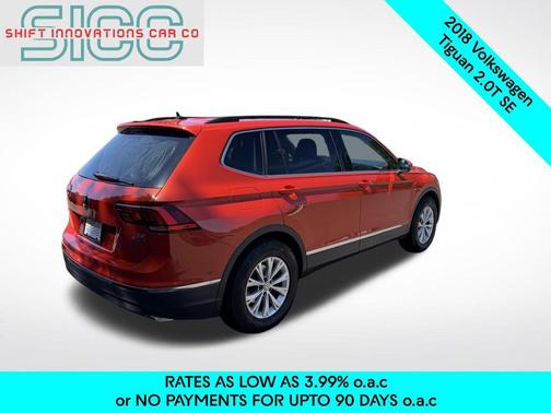 Orange Metallic 2018 Volkswagen Tiguan 2.0T SE 4MOTION