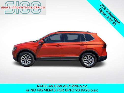 Orange Metallic 2018 Volkswagen Tiguan 2.0T SE 4MOTION