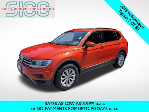 Orange Metallic 2018 Volkswagen Tiguan 2.0T SE 4MOTION