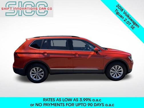 Orange Metallic 2018 Volkswagen Tiguan 2.0T SE 4MOTION
