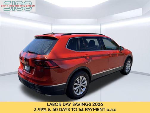 Orange Metallic 2018 Volkswagen Tiguan 2.0T SE 4MOTION