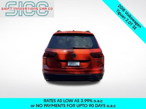 Orange Metallic 2018 Volkswagen Tiguan 2.0T SE 4MOTION